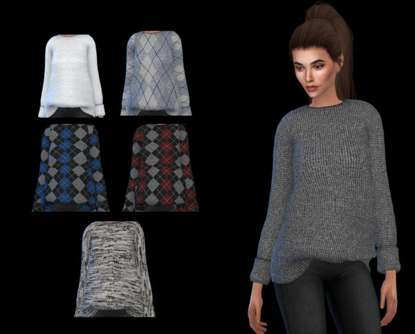 Puresims Oversized Sweater