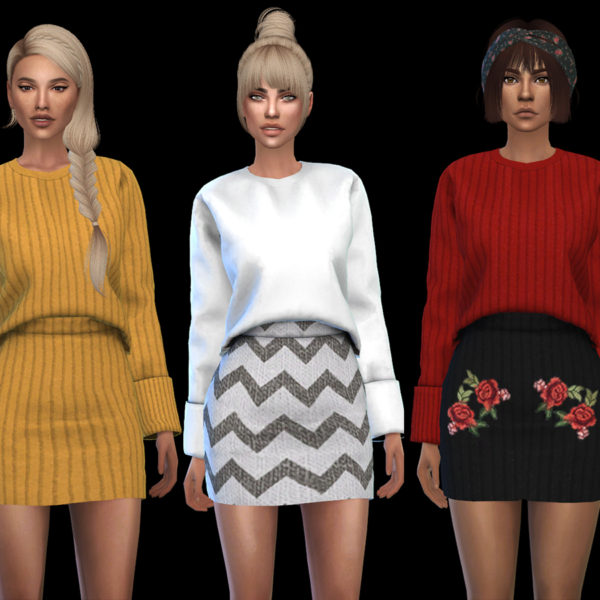 Rib Knit 2 Piece