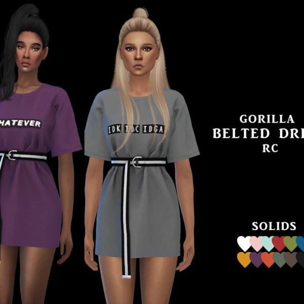 Belted Dress Rc